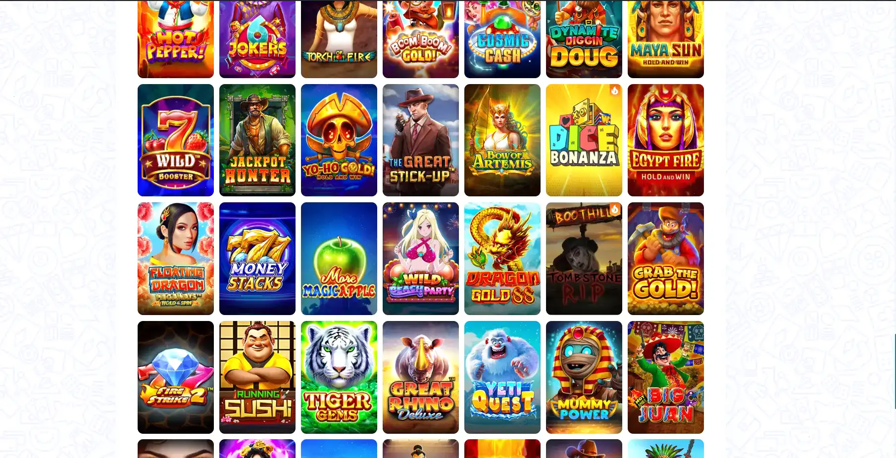 Lucky Bear casino интерьер зала с игровыми автоматами